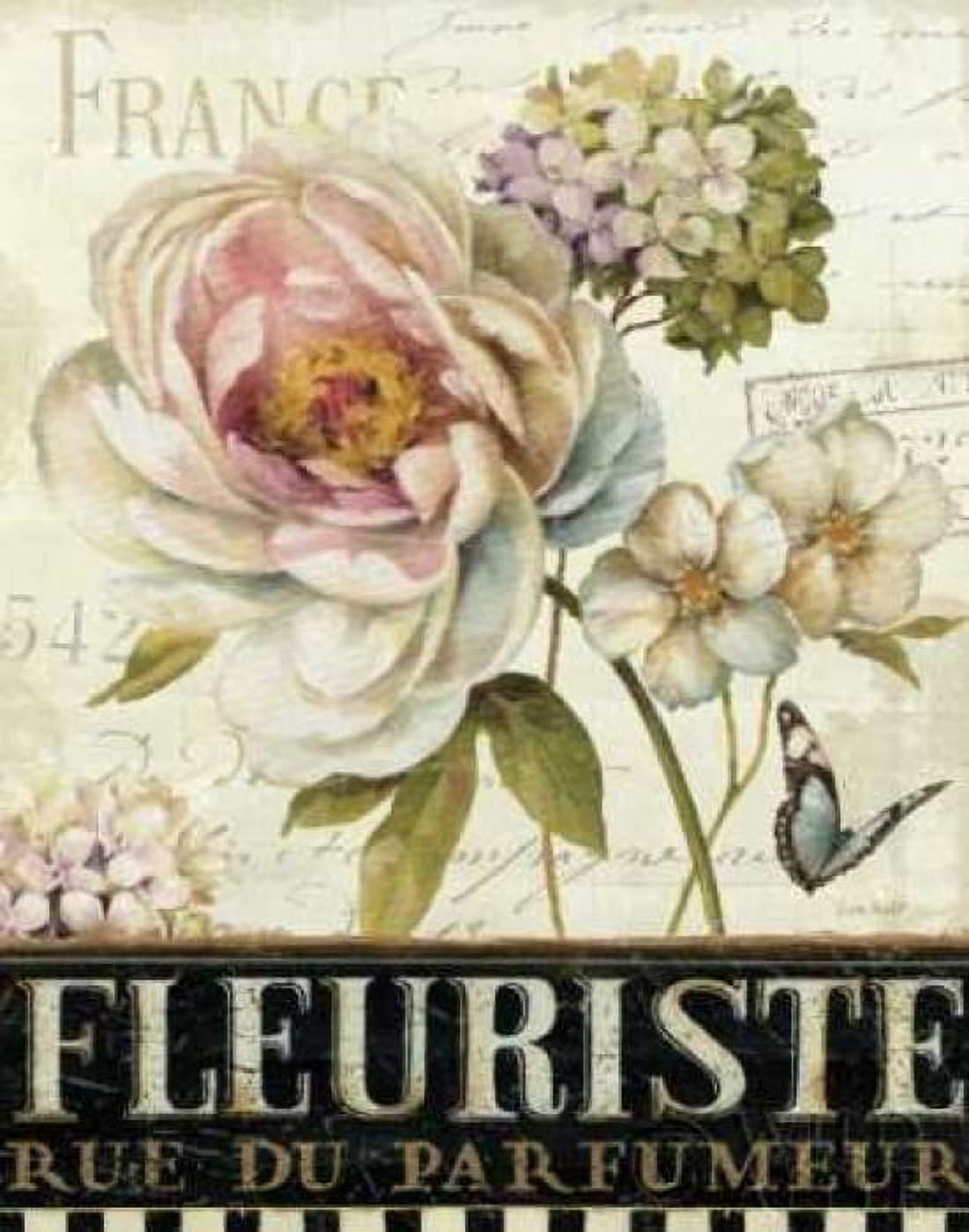 Marche de Fleurs III Canvas Art - Lisa Audit (22 x 28)