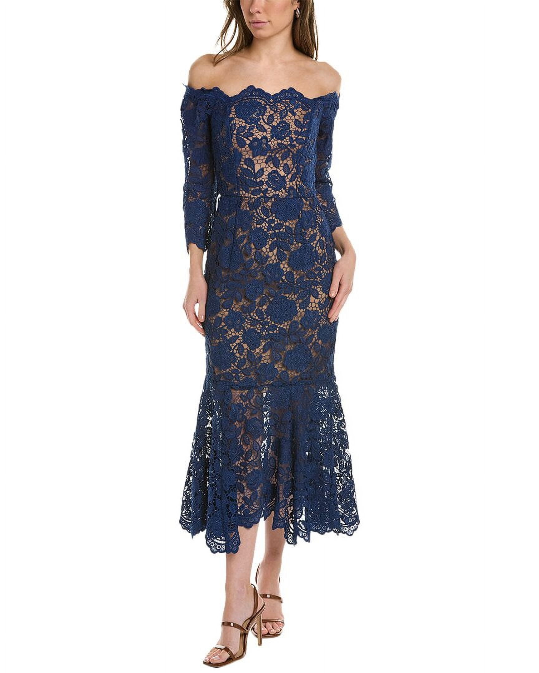 Marchesa notte midi dress 2025