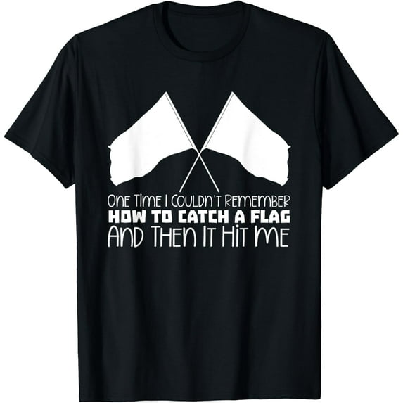 Marching Band Colorguard Flag Twirling Funny Color Guard T-Shirt