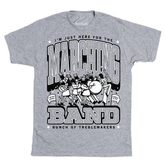 Marching Band Max Collegiate Grey TShirt Trending Tee Best Gift Shirts