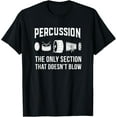 thumbnail image 1 of Marching Band Shirt for Drummers in Percussion Section T-Shirt, 1 of 4