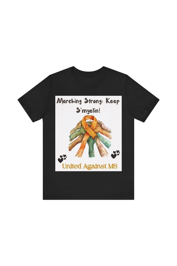 Marching Strong Multiple Sclerosis Awareness Unisex Jersey Short Sleeve Tee