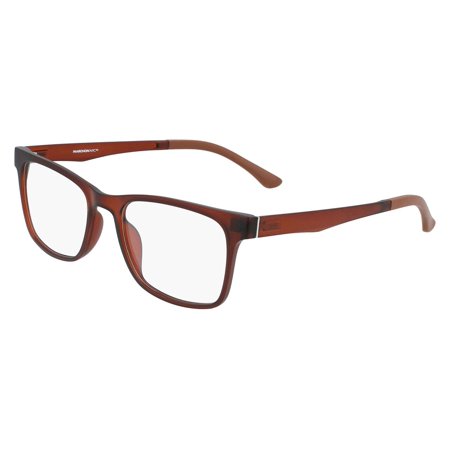 Marchon NYC M-1501 MAG-SET Full Rim Matte Brown Eyeglasses