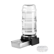 Marchul 8.6L Stainless Steel Dog Water Dispenser, Large Dog Water Bowl Dispenser Automatic Gravity Pet Waterer for Dogs Medium to Large 3 Filters 2.3 Gallon