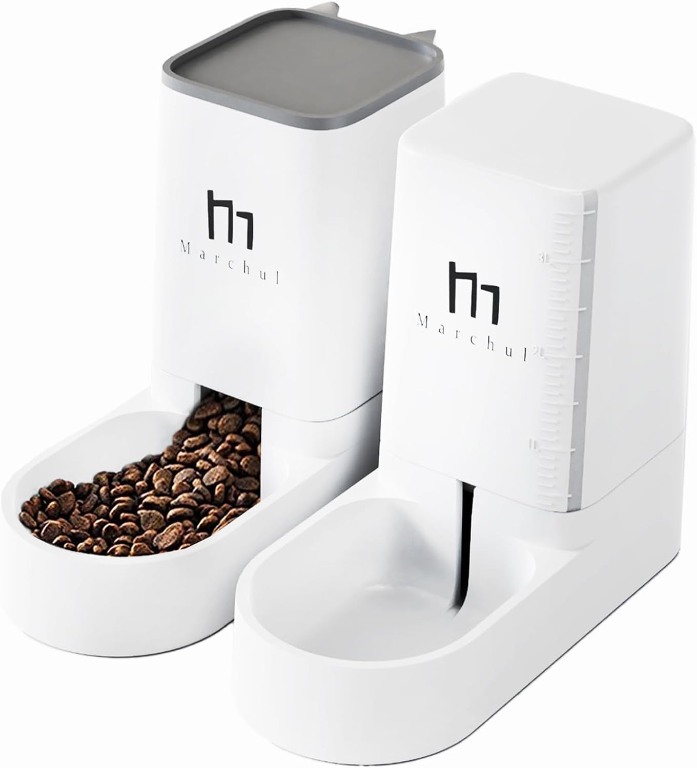 Marchul Cat Dog Feeder and Waterer Pet SelfDispensing, Cat Food