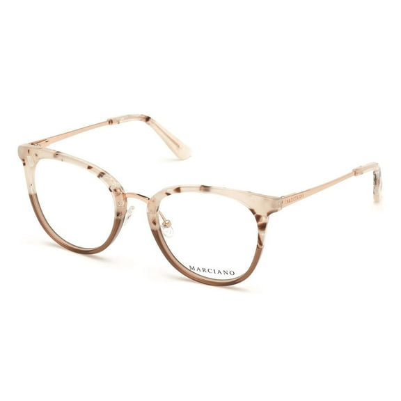 Marciano GM0351 Full Rim Round Blonde Havana Eyeglasses