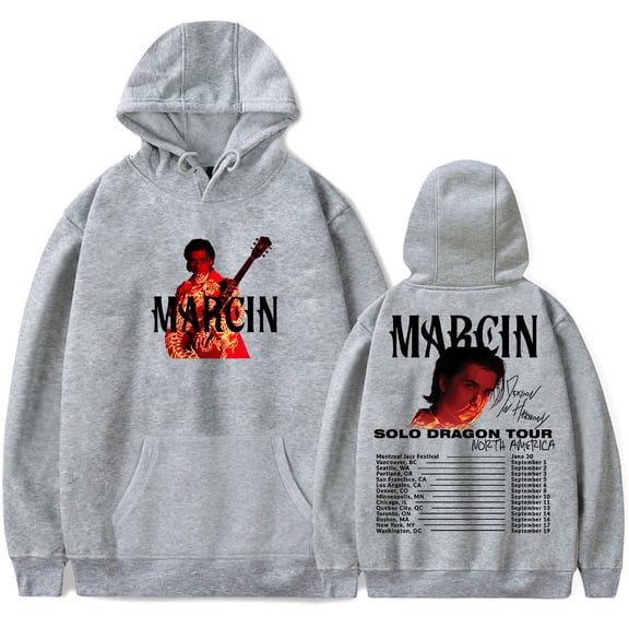 Marcin Patrzalek Solo Dragon Tour Merch Unisex Long Sleeve Sweatshirts Stylish Personalised Hoodies