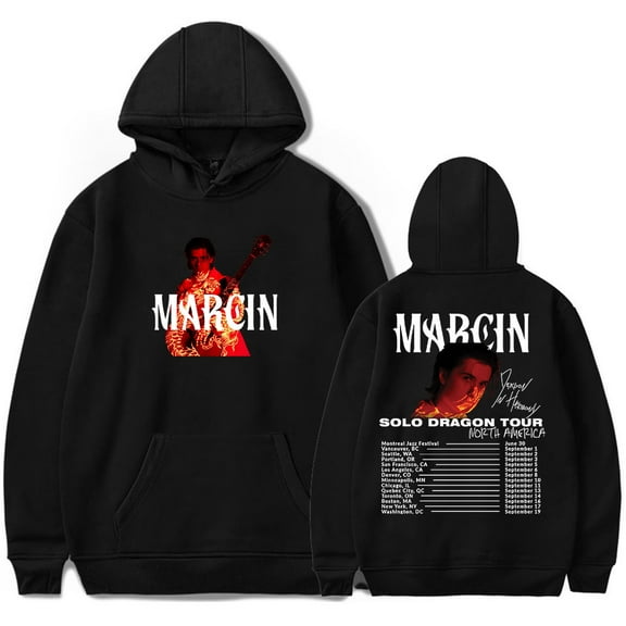 Marcin Patrzalek Solo Dragon Tour Merch Unisex Long Sleeve Sweatshirts Stylish Personalised Hoodies