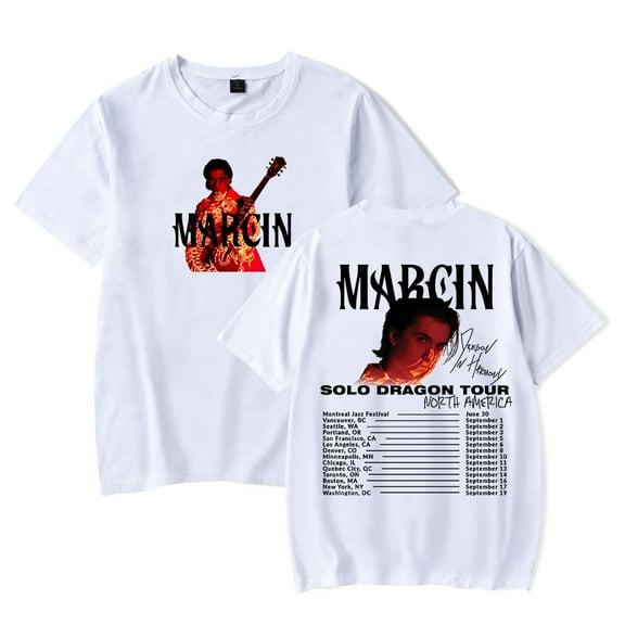 Marcin Patrzalek Solo Dragon Tour T-Shirts Merch Unisex Fashion Short Sleeve Tees Crew Neck Tops