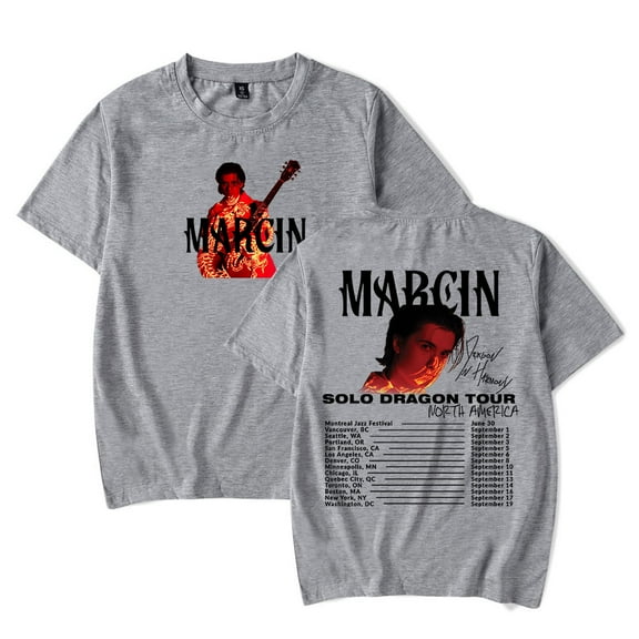 Marcin Patrzalek Solo Dragon Tour T-Shirts Merch Unisex Fashion Short Sleeve Tees Crew Neck Tops