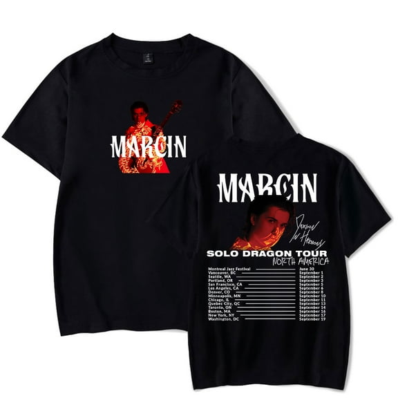 Marcin Patrzalek Solo Dragon Tour T-Shirts Merch Unisex Fashion Short Sleeve Tees Crew Neck Tops