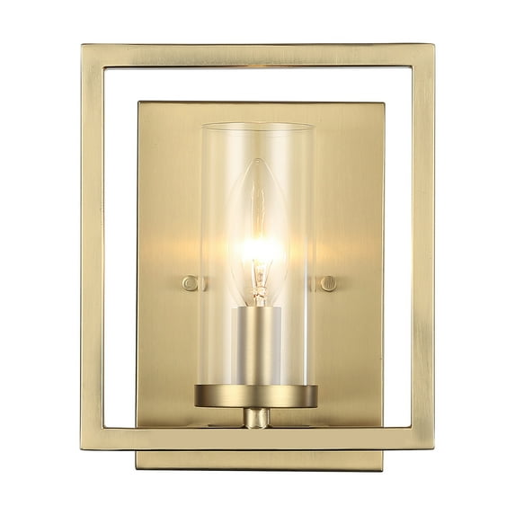 Golden Lighting Marco 1-light Wall Sconce in Brushed Champagne Brass