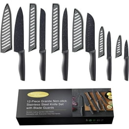 Nutriblade Steak Knife Set by Granitestone, High Grade Professional Chef  Kitchen Knives Set, Knife Sets Toughened Stainless Steel w Nonstick Mineral  Coating, Green, 6 Piece - Yahoo Shopping