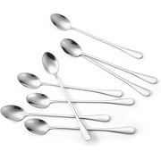 Marco Almond KYA60 8pcs 8in Spoon Set Iced Tea Spoons Stainless Steel Coffee Ice Cream Spoon