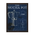 thumbnail image 1 of Marco Fabiano 'Coffee Blueprint II Indigo' Canvas Art, 1 of 4