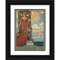 thumbnail image 1 of Marco Giugno 11x14 Black Ornate Wood Framed Double Matted Museum Art Print Titled: Rome (1905), 1 of 5