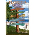 thumbnail image 1 of Marco Island, Florida, Destinations Sign (9x12 Wall Art Print, Home Decor), 1 of 3