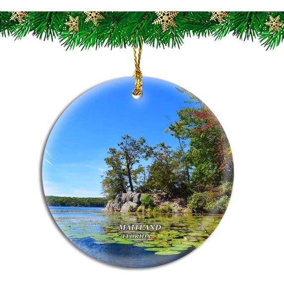 Marco Island Florida USA Christmas Ornament Travel Souvenir Personalized Christmas Tree Pendant Hanging Decoration