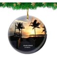 thumbnail image 1 of Marco Island Florida USA Christmas Ornament Travel Souvenir Personalized Christmas Tree Pendant Hanging Decoration, 1 of 4