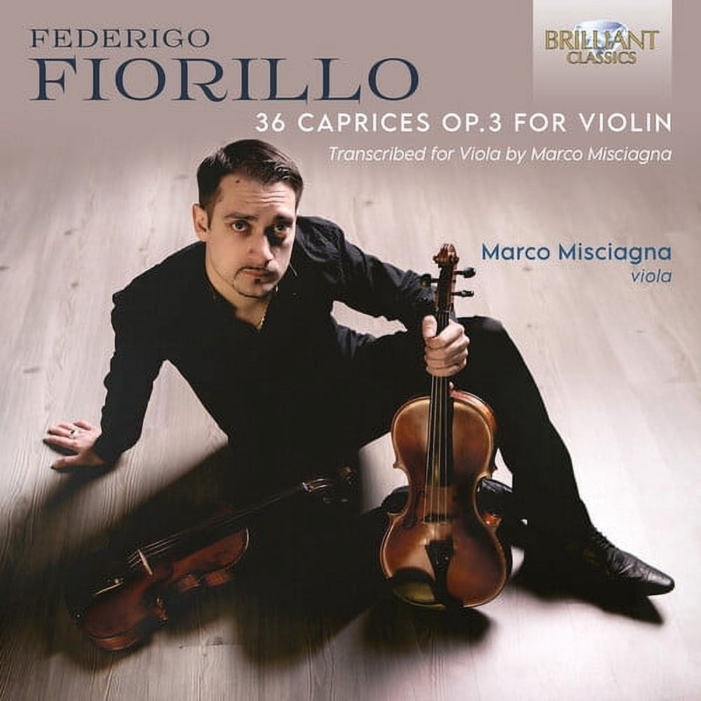 Marco Misciagna - 36 Caprices Op. 3 for Violin Transcribed for - Music & Performance - CD
