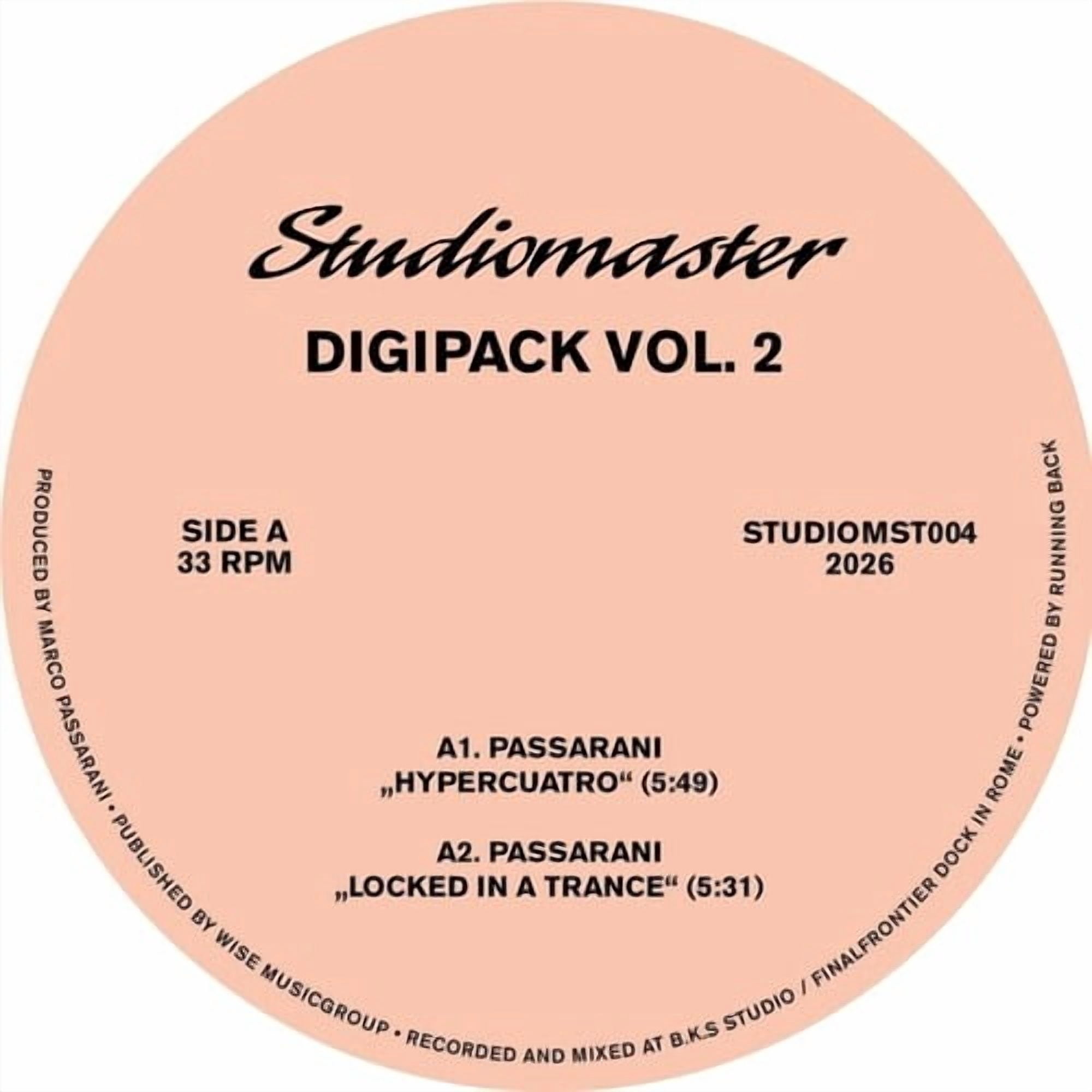 Marco Passarani - Digipack, Vol. 2 - Music & Performance - Vinyl