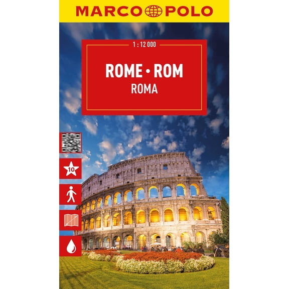 Marco Polo City Maps Rome Marco Polo City Map, (Paperback)