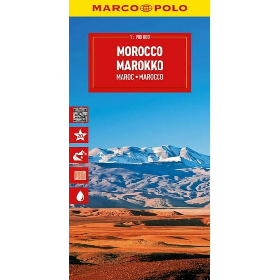 Marco Polo Maps Morocco Marco Polo Map, (Paperback)