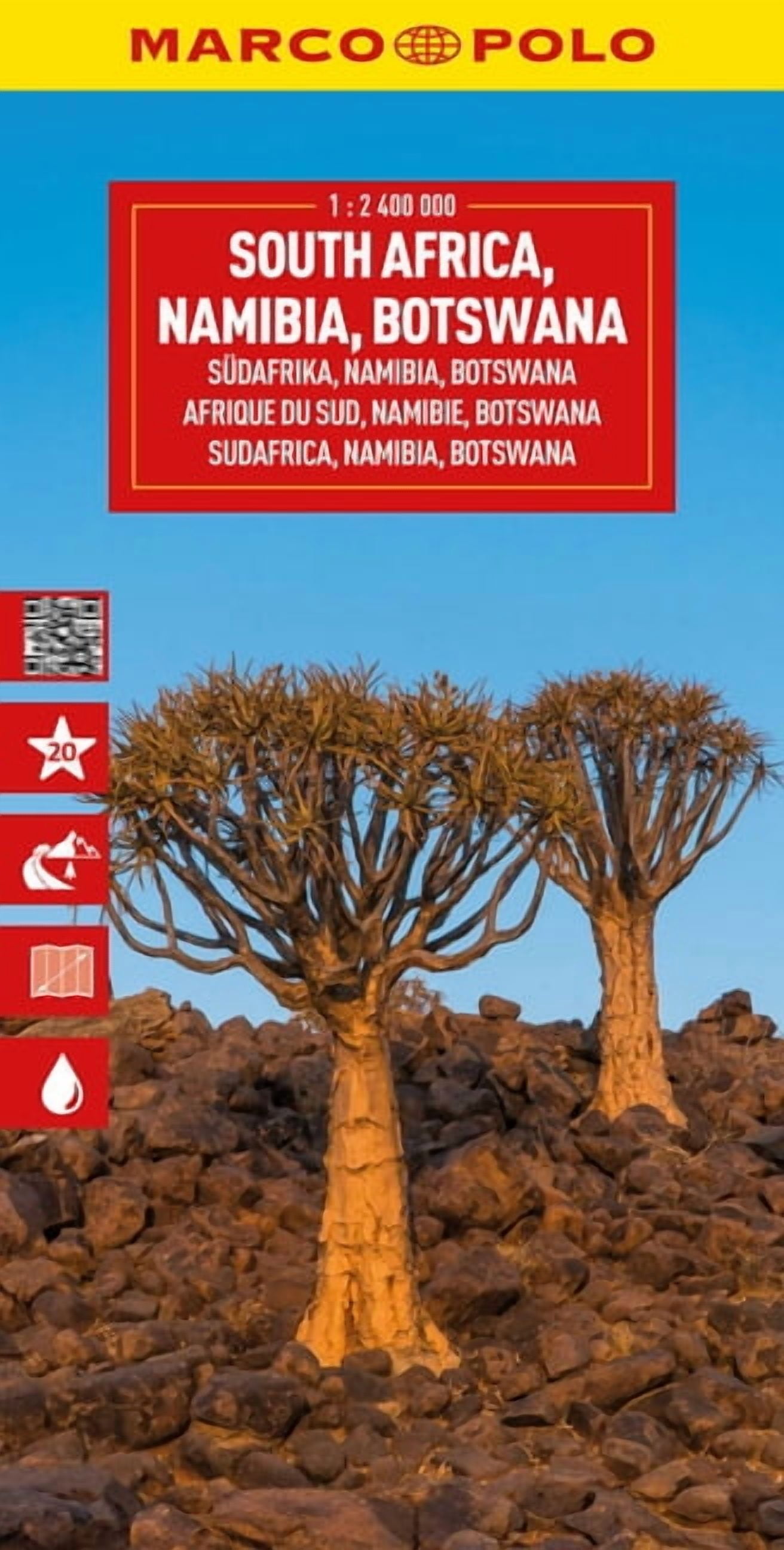 Marco Polo Maps South Africa, Namibia, Botswana Marco Polo Map, (Paperback)