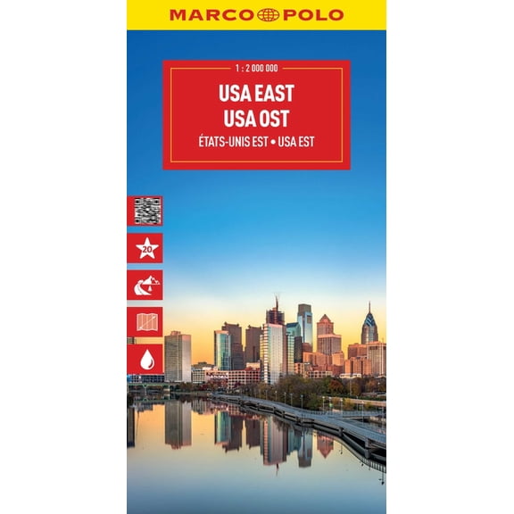 Marco Polo Maps USA East Marco Polo Map, (Paperback)
