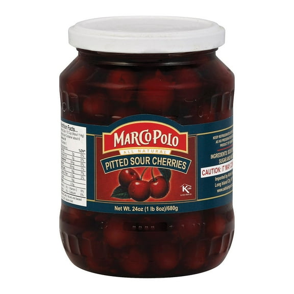 Marco Polo Pitted Sour Cherries, 24 KKS1oz