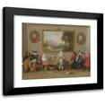 thumbnail image 1 of Marco Ricci 23x20 Black Modern Framed Museum Art Print Titled - An Opera Rehearsal, 1 of 5