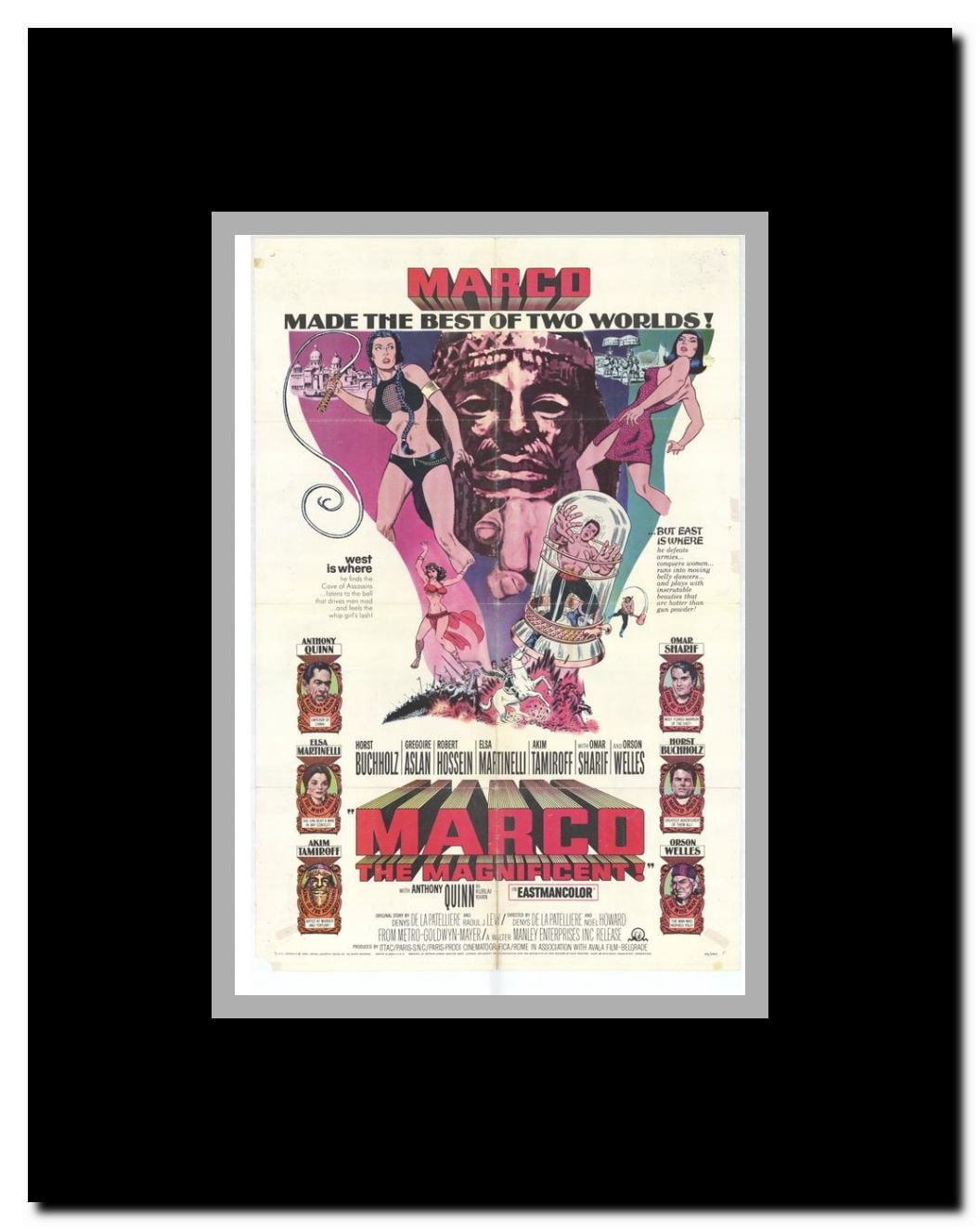 Marco the Magnificent Framed Movie Poster