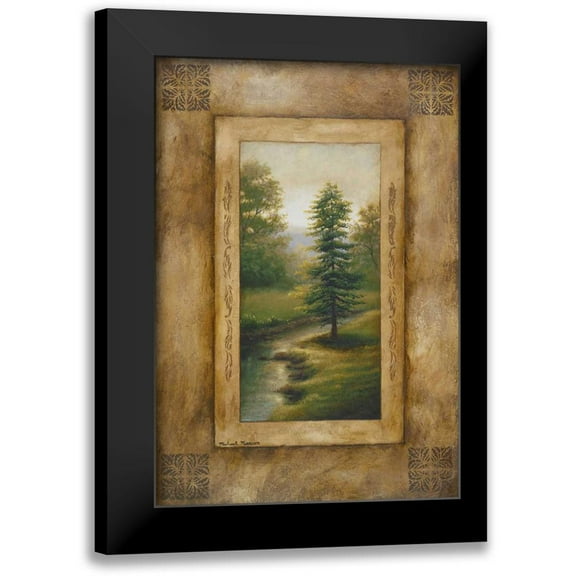Marcon, Michael 11x14 Black Modern Framed Museum Art Print Titled - Marshfield Morning