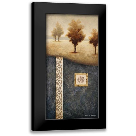 Marcon, Michael 11x18 Black Modern Framed Museum Art Print Titled - Transitional Landscape II