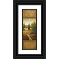 thumbnail image 1 of Marcon, Michael 11x24 Black Ornate Wood Framed with Double Matting Museum Art Print Titled - Wild Flowers In June, 1 of 4
