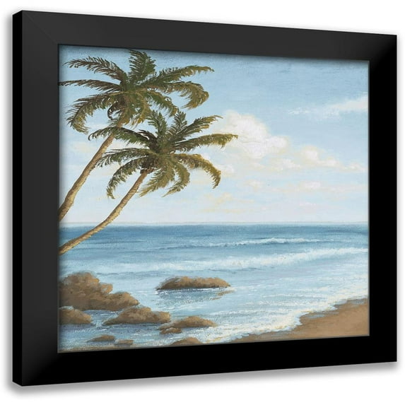 Marcon, Michael 12x12 Black Modern Framed Museum Art Print Titled - Atlantic I