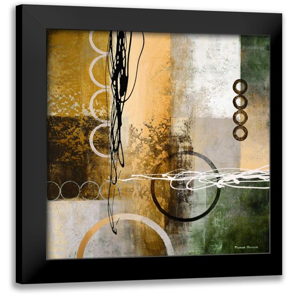 Marcon, Michael 12x12 Black Modern Framed Museum Art Print Titled - Intersect I