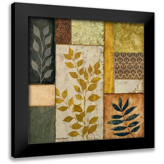 Marcon, Michael 12x12 Black Modern Framed Museum Art Print Titled - Natural Elements II