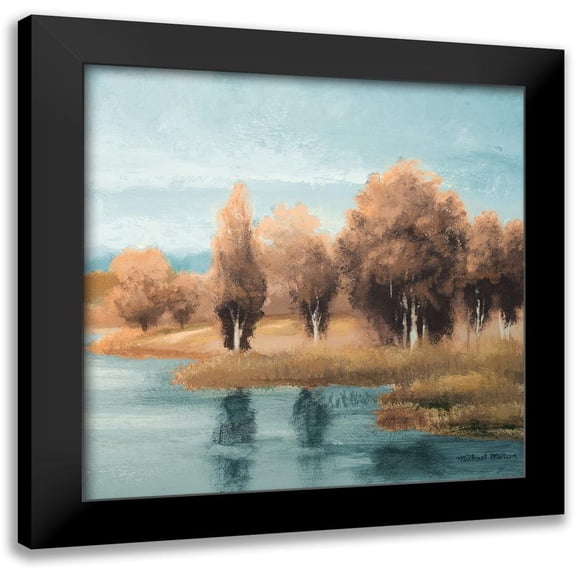 Marcon, Michael 12x12 Black Modern Framed Museum Art Print Titled - Neutral Natures Glow II