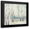 thumbnail image 1 of Marcon, Michael 12x12 Black Modern Framed Museum Art Print Titled - Watercolor December Birch I, 1 of 5