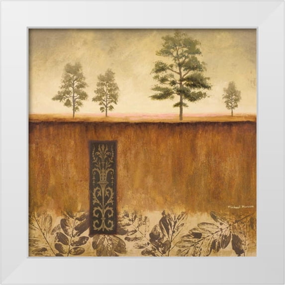 Marcon, Michael 12x12 White Modern Wood Framed Museum Art Print Titled - Fairhaven I