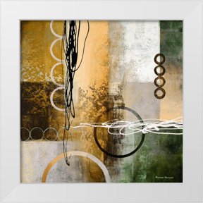 Marcon, Michael 12x12 White Modern Wood Framed Museum Art Print Titled - Intersect I