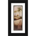 thumbnail image 1 of Marcon, Michael 13x32 Black Ornate Wood Framed with Double Matting Museum Art Print Titled - Tropical Gardens I, 1 of 4