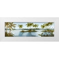 thumbnail image 1 of Marcon, Michael 14x7 White Modern Wood Framed Museum Art Print Titled - Cool Tropics II, 1 of 4