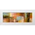 thumbnail image 1 of Marcon, Michael 14x7 White Modern Wood Framed Museum Art Print Titled - Departures I, 1 of 4