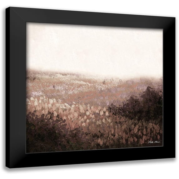 Marcon, Michael 15x15 Black Modern Framed Museum Art Print Titled - Field Garden Abstract