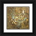 thumbnail image 1 of Marcon, Michael 15x15 Black Ornate Wood Framed with Double Matting Museum Art Print Titled - Fractal II, 1 of 4