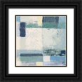 thumbnail image 1 of Marcon, Michael 15x15 Black Ornate Wood Framed with Double Matting Museum Art Print Titled - Winter Geometry Square I, 1 of 4