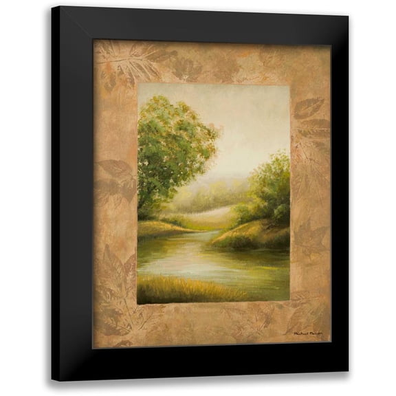 Marcon, Michael 15x18 Black Modern Framed Museum Art Print Titled - Northern Lake