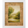 thumbnail image 1 of Marcon, Michael 15x18 White Modern Wood Framed Museum Art Print Titled - Northern Lake, 1 of 4